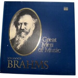 Time Life Great Men of Music:‎ Brahms 4 LP Box Set Classical Vinyl